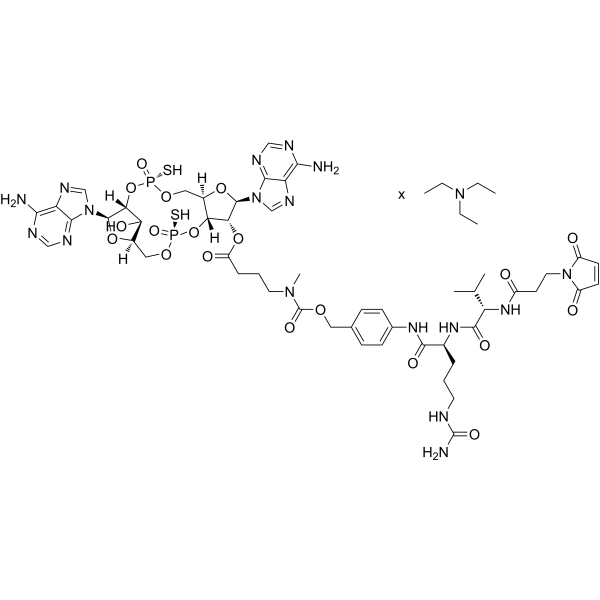 Mal-VC-PAB-(N-Me-amide-C3)-ADU-S100 triethylamine 2249935-19-9